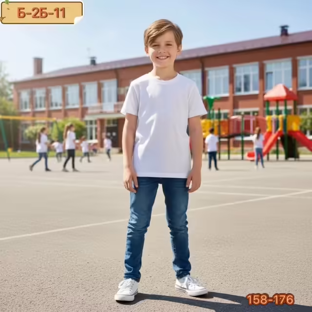 Хлопковые детские футболки. фото 2