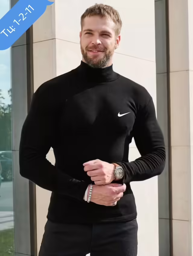 Мужские водолазки на флисе
