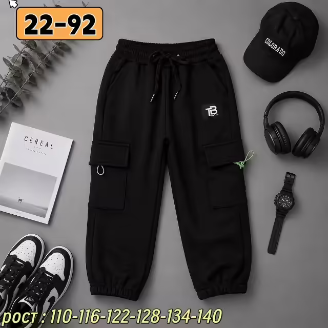Хлопковые детские штаны
