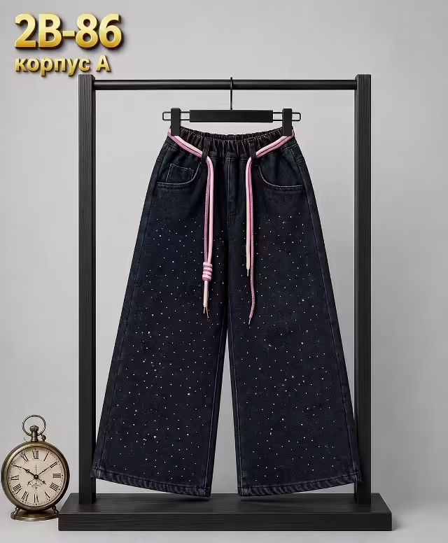 Хлопковые детские джинсы