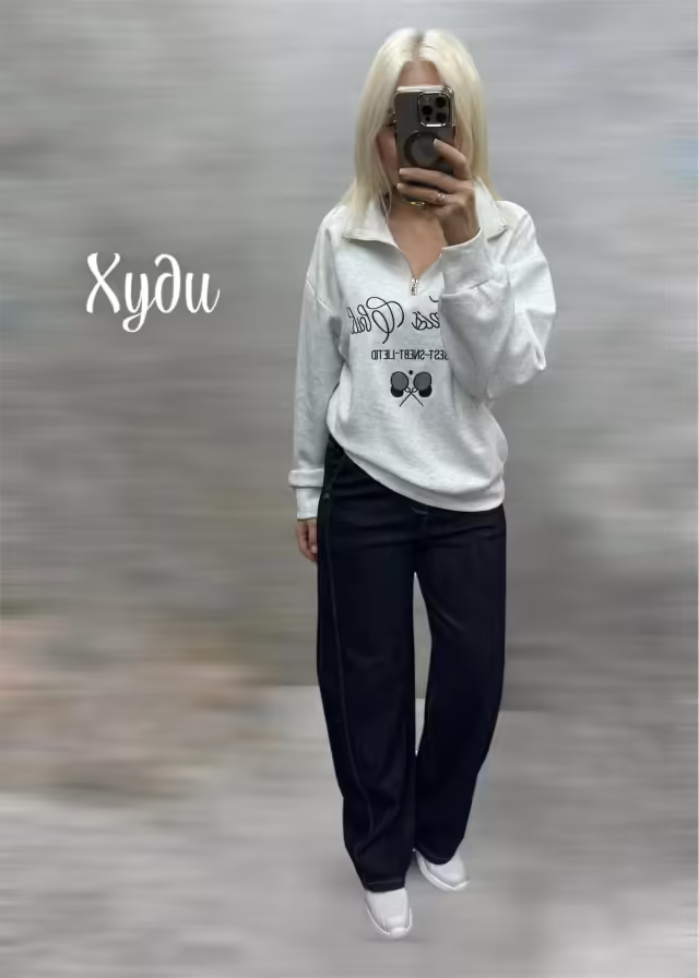 Стильные женские худи