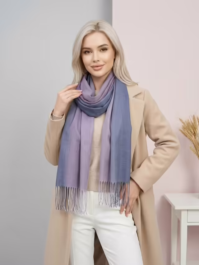 Хлопковые женские палантины