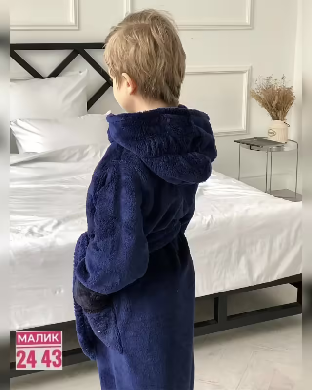 Мягкие детские халаты