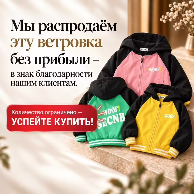 Детские ветровки