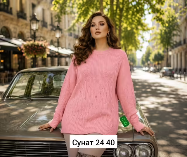 Вязаные женские свитера. фото 2