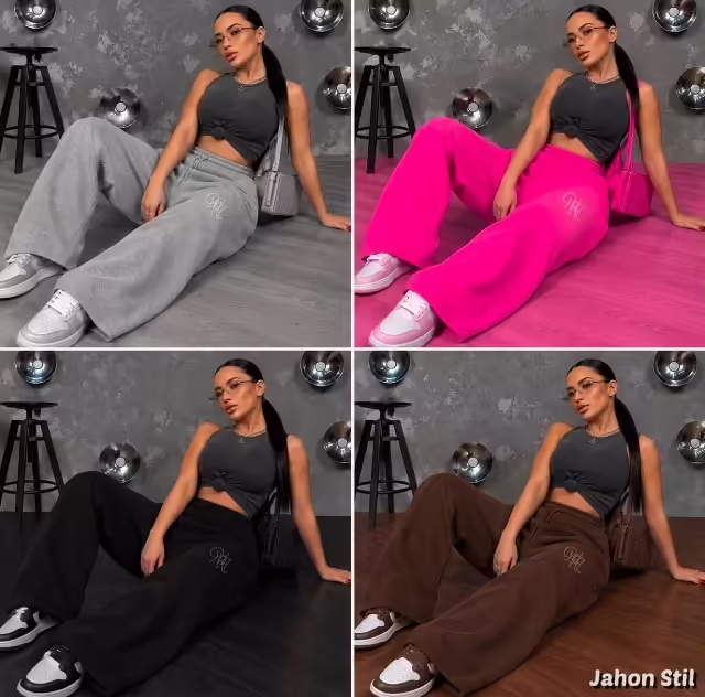 Спортивные стильные женские штаны клёш