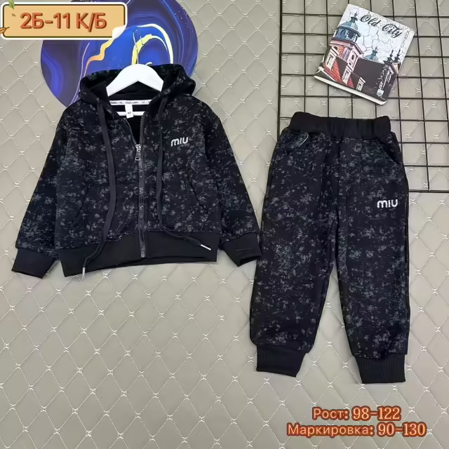 Хлопковые спортивные детские костюмы