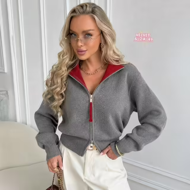 Двойные трендовые женские джемперы