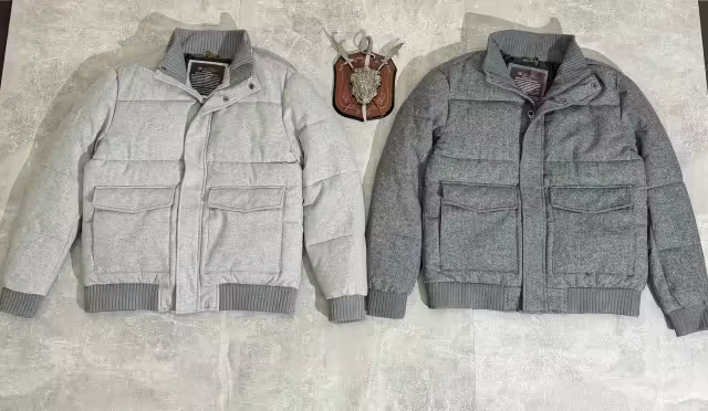 Зимние кашемировые мужские куртки