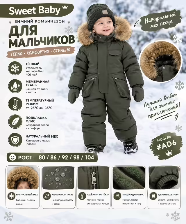 Горнолыжные детские комбинезоны 2 в 1