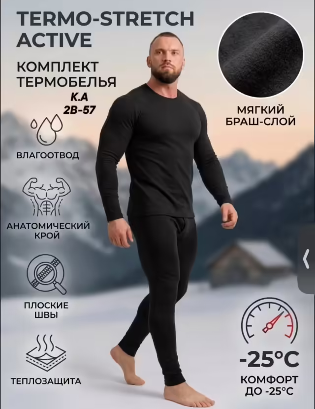 Мужские термобельё