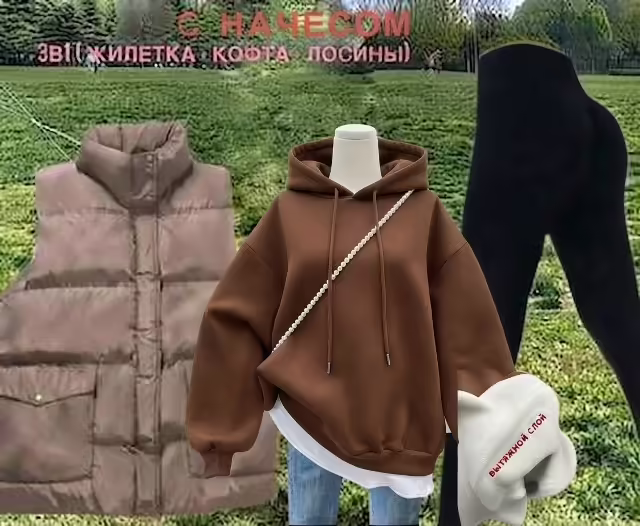 Женские жилетки 3 в 1. фото 2