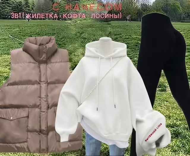 Женские жилетки 3 в 1. фото 3