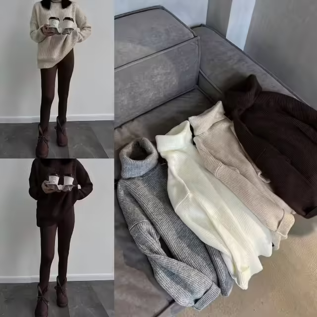 Базовые популярные удобные женские свитера оверсайз. фото 2
