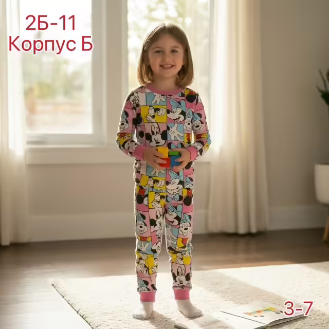 Хлопковые детские пижамы