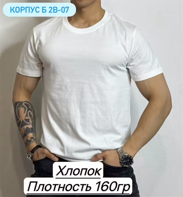 Хлопковые мужские футболки