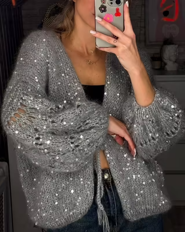 Вязаные женские кардиганы