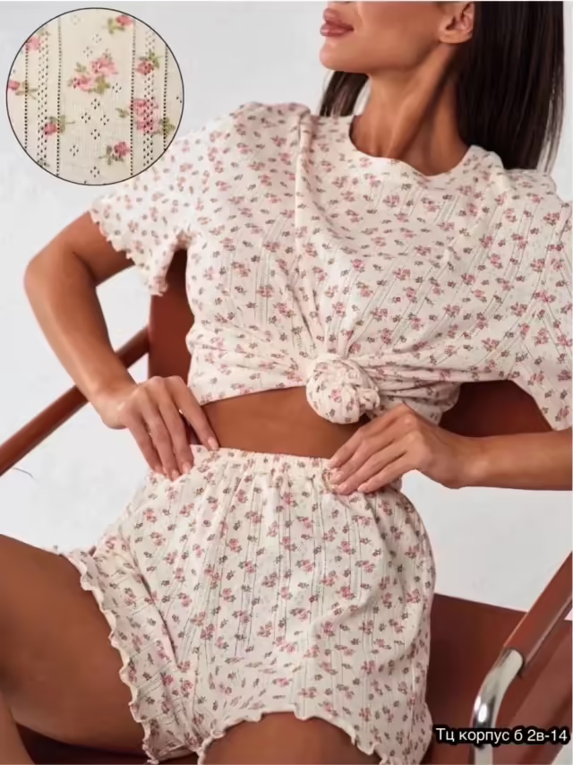 Хлопковые женские пижамы