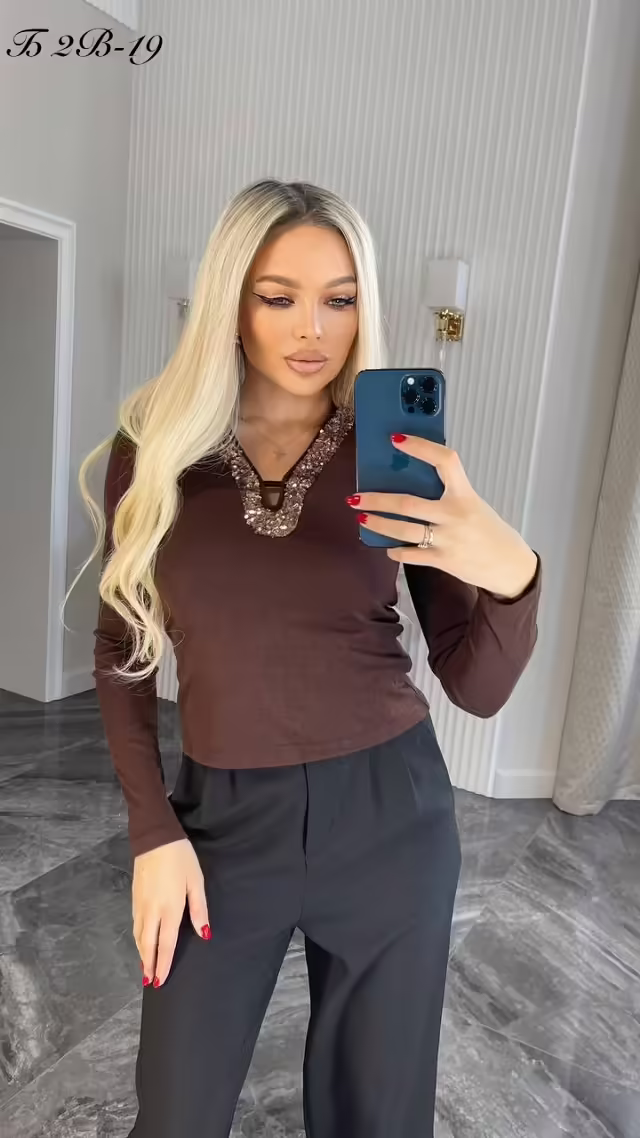 Хлопковые женские лонгсливы