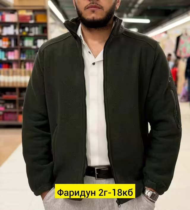 Двусторонние мужские ветровки на флисе