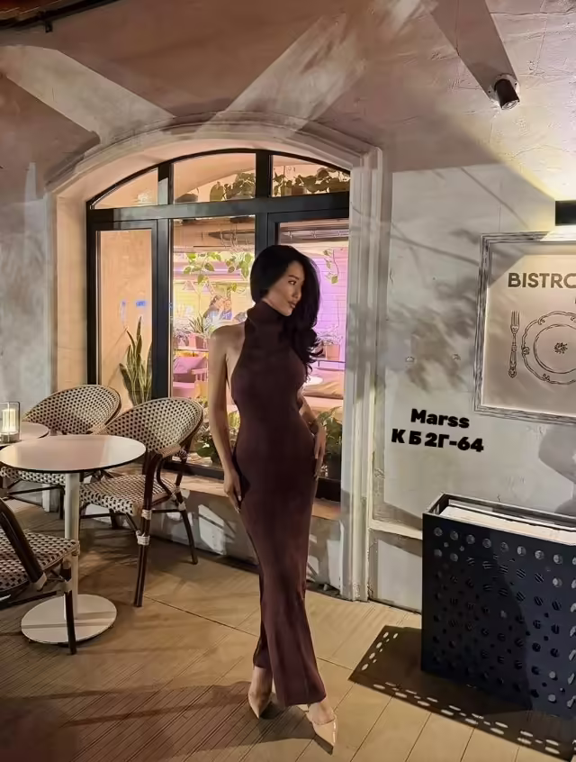 Вязаные женские платья