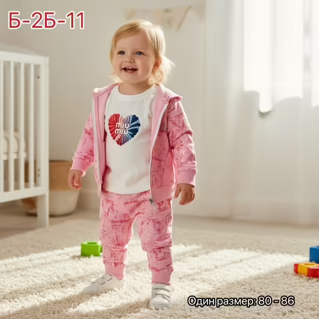 Хлопковые детские костюмы. фото 3