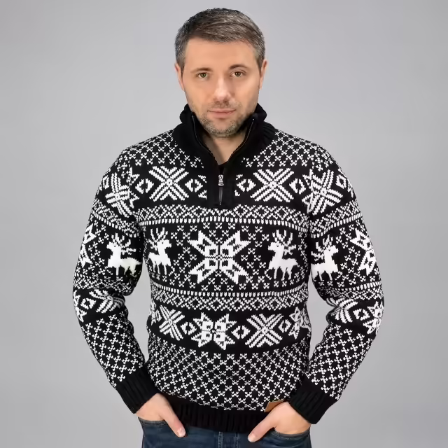 Тёплые зимние мужские свитера. фото 2