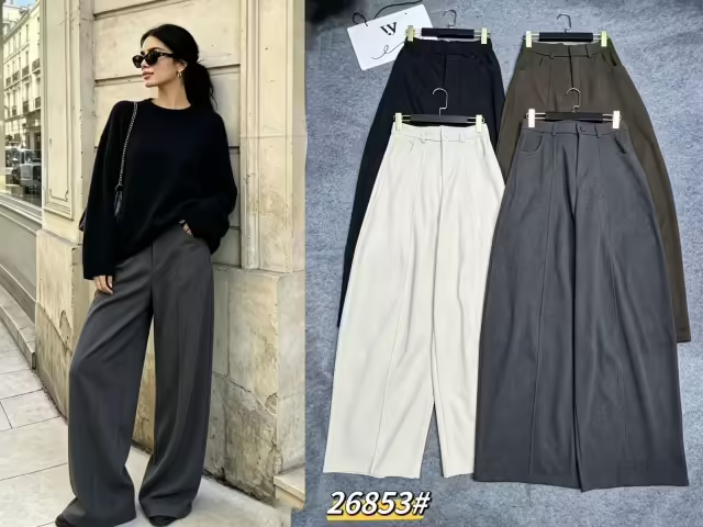 Модные стильные женские брюки с начёсом
