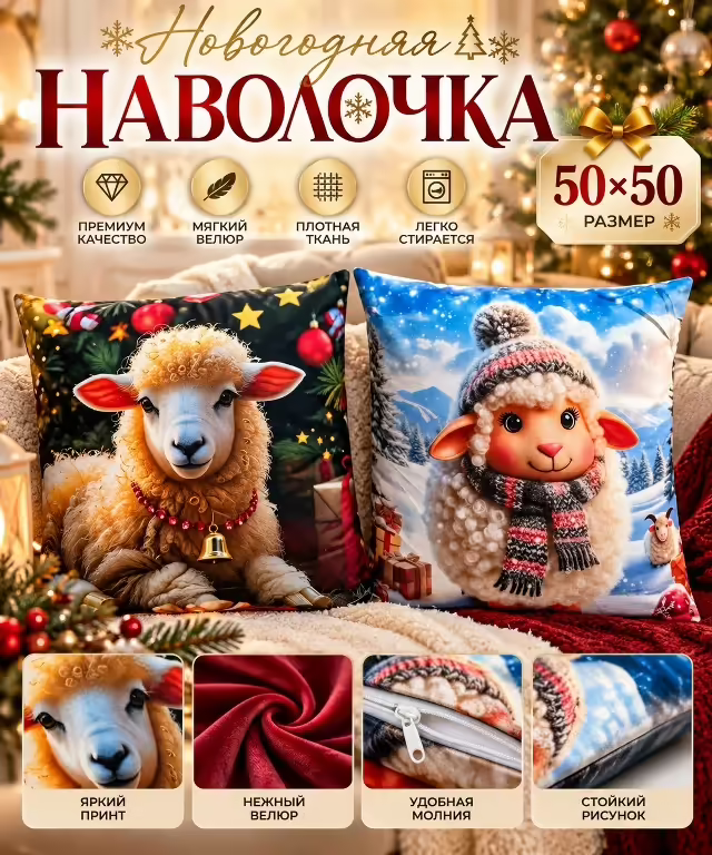 Новогодние наволочки. фото 2