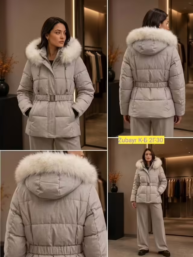 Женские куртки с мехом