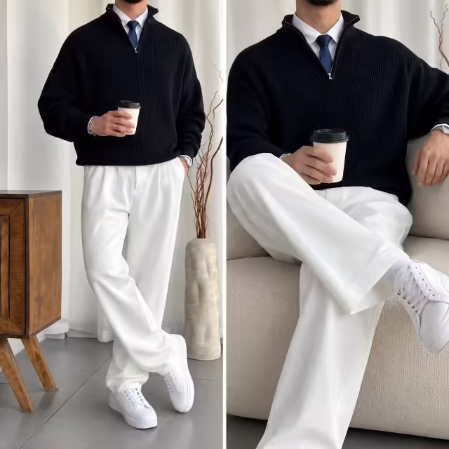 Вязаные мужские кофты