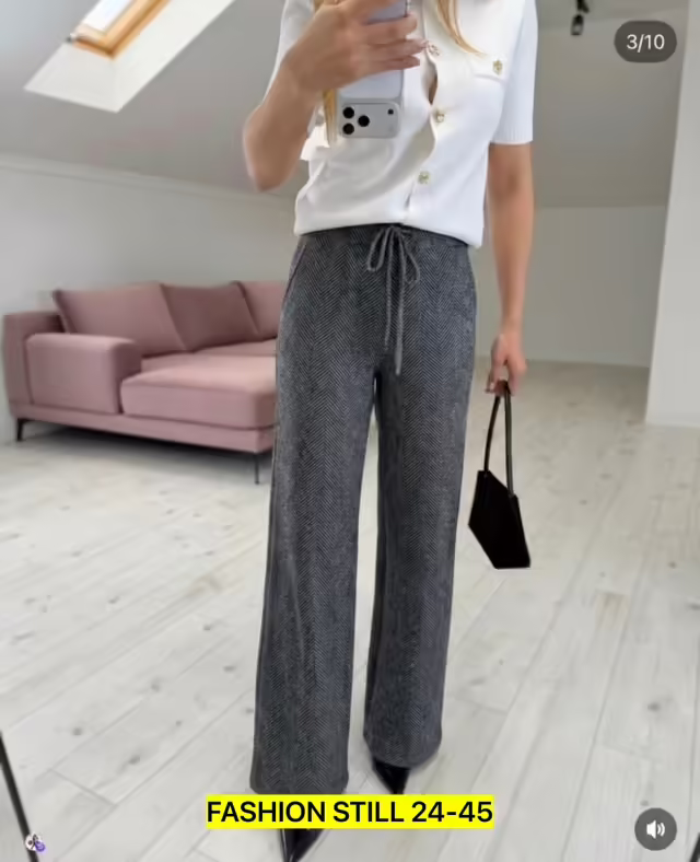 Кашемировые женские брюки