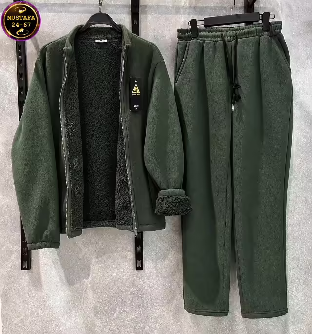 Женские костюмы двойки с мехом