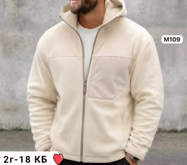 Мужские ветровки на флисе