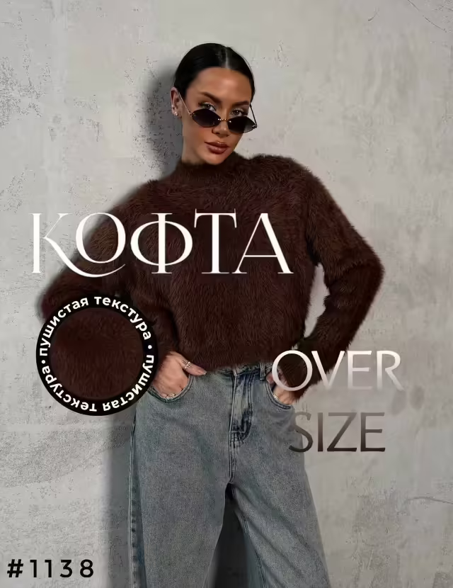 Мягкие стильные женские кофты