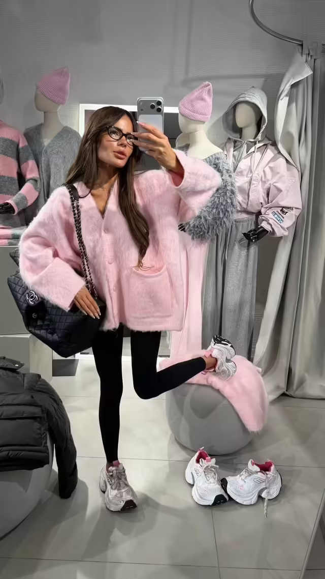 Пушистые мягкие женские кардиганы