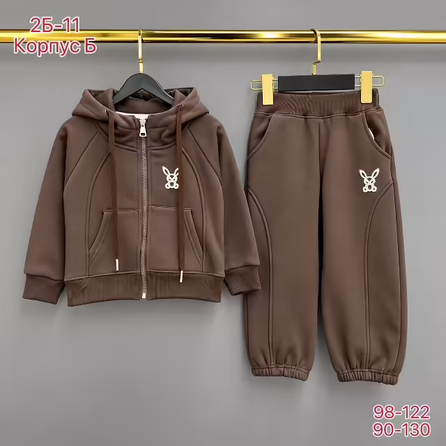 Хлопковые спортивные детские костюмы