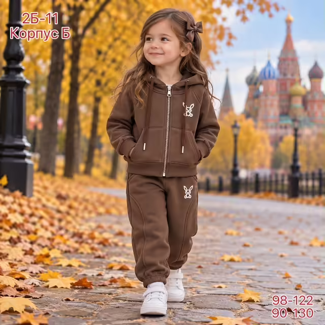 Хлопковые спортивные детские костюмы. фото 2
