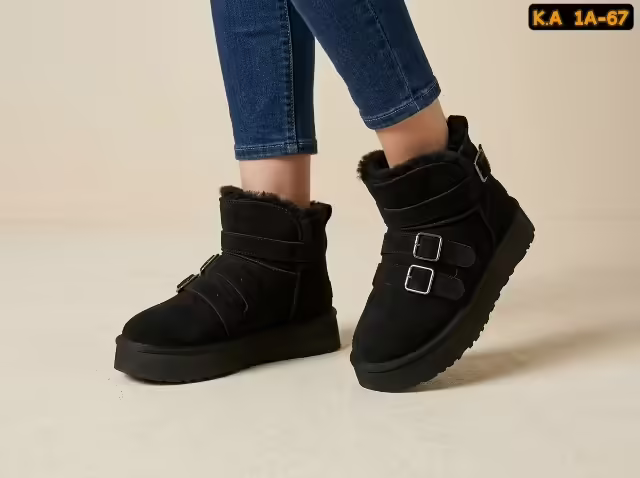 Замшевые женские угги