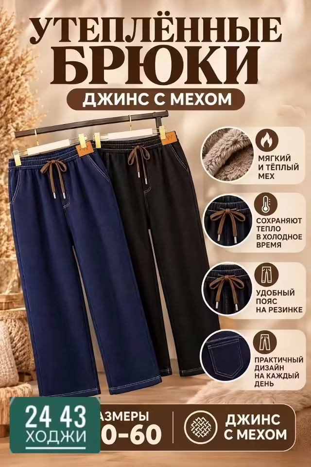 Широкие женские штаны. фото 3