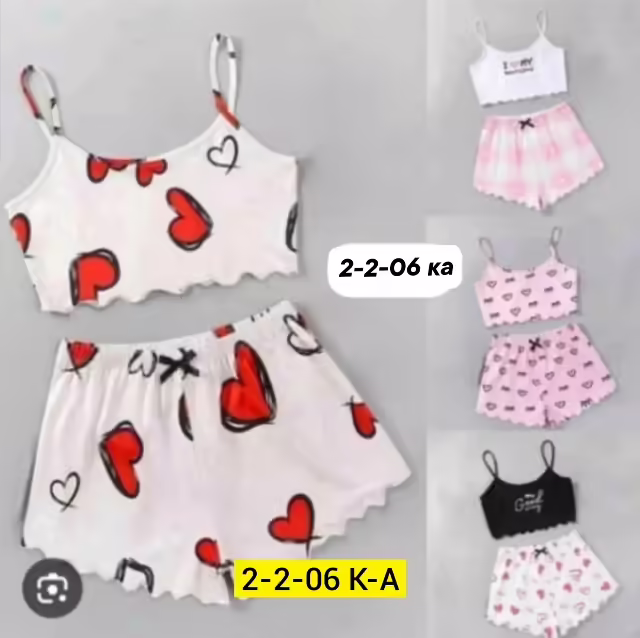Хлопковые женские пижамы