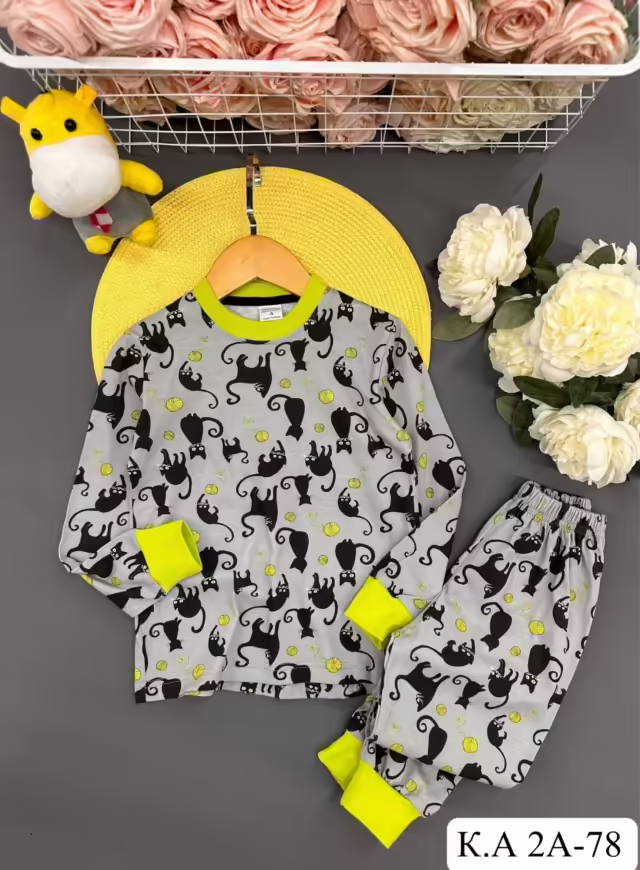 Хлопковые детские пижамы