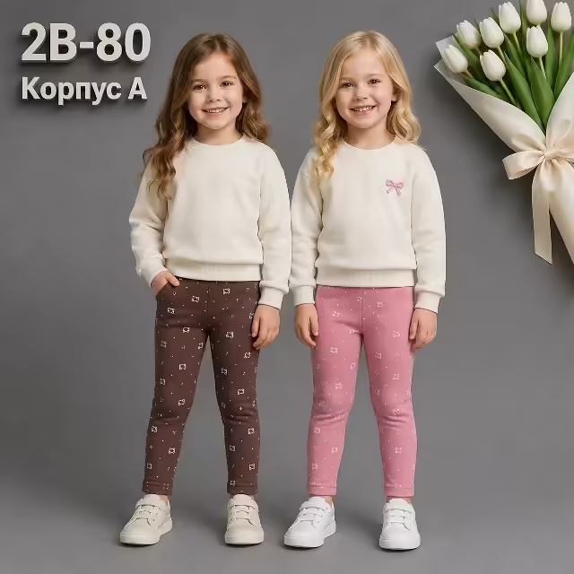 Хлопковые детские лосины