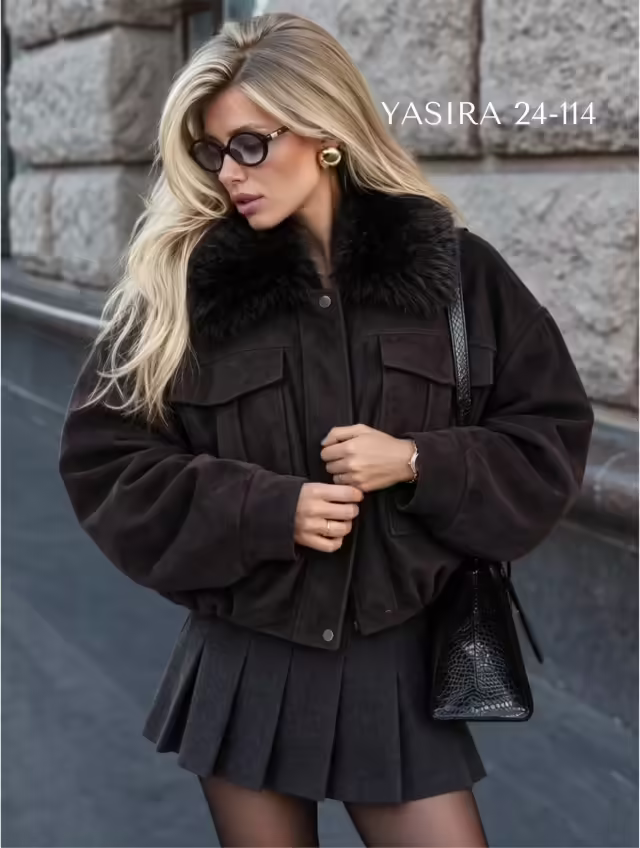 Стильные женские куртки с мехом