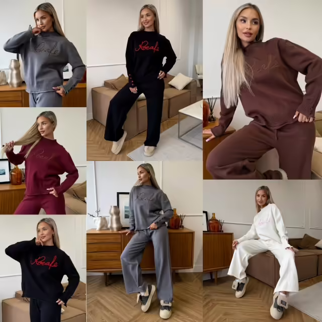 Вязаные женские костюмы