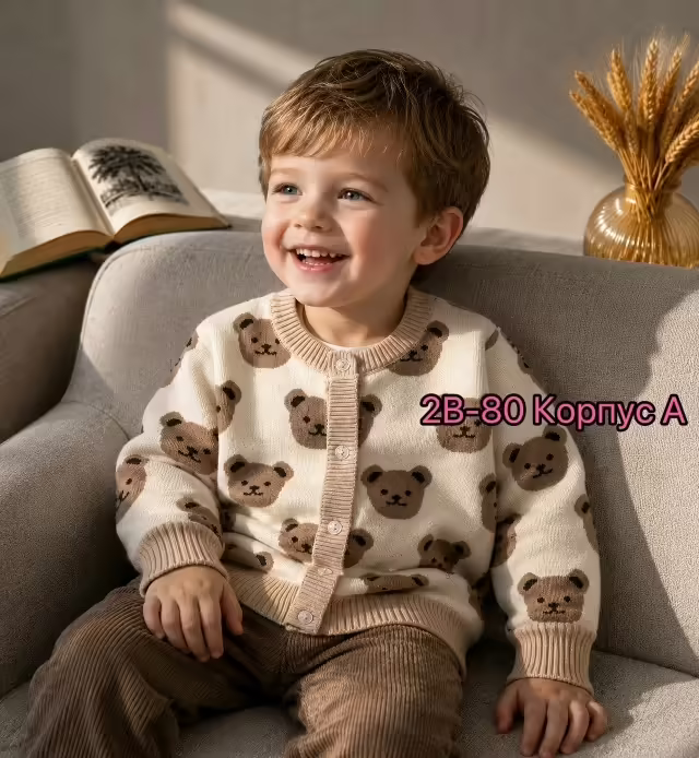 Хлопковые детские кофты