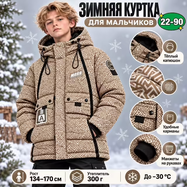 Зимние детские куртки