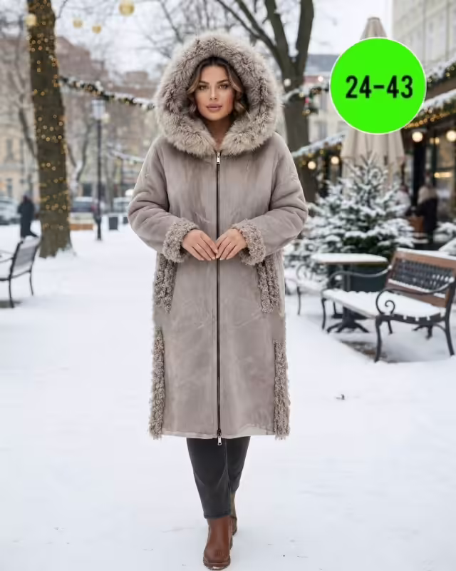 Двусторонние женские дублёнки