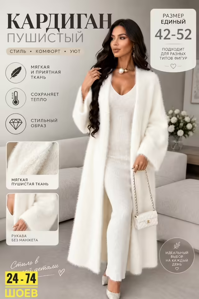 Фабричные женские кардиганы