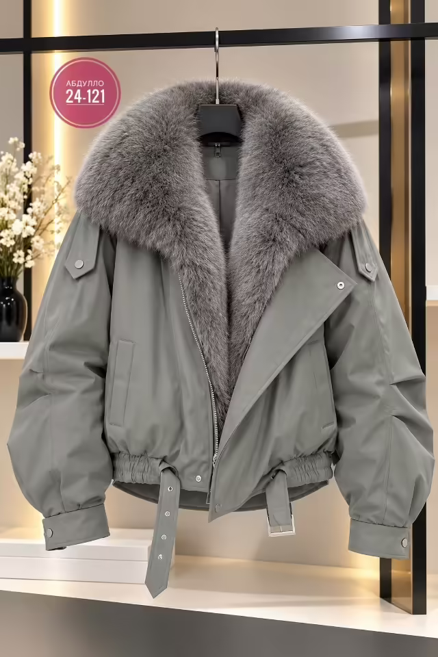 Стильные женские куртки с мехом. фото 3
